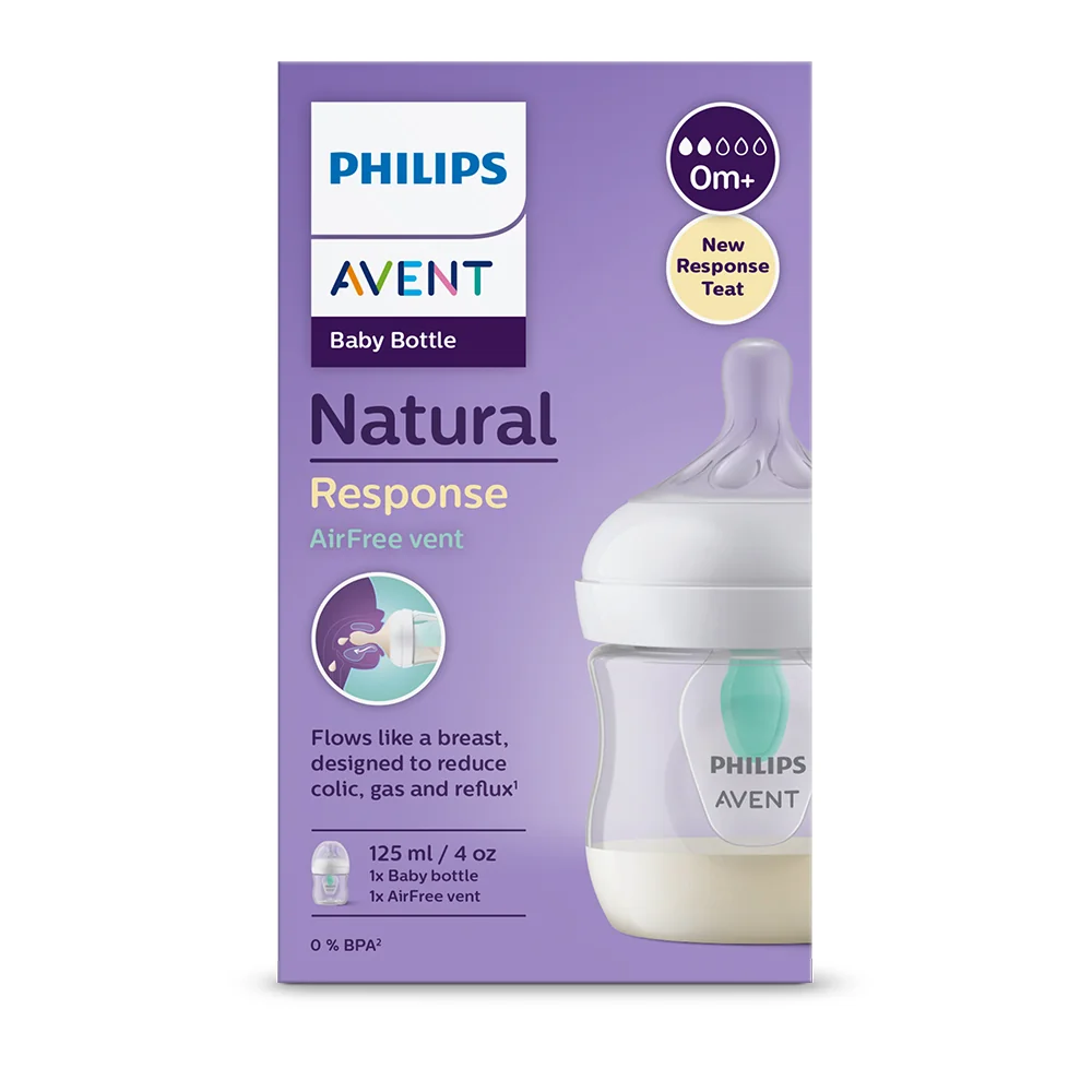 Philips Avent Natural Response Láhev s ventilem AirFree 0m+ 125 ml