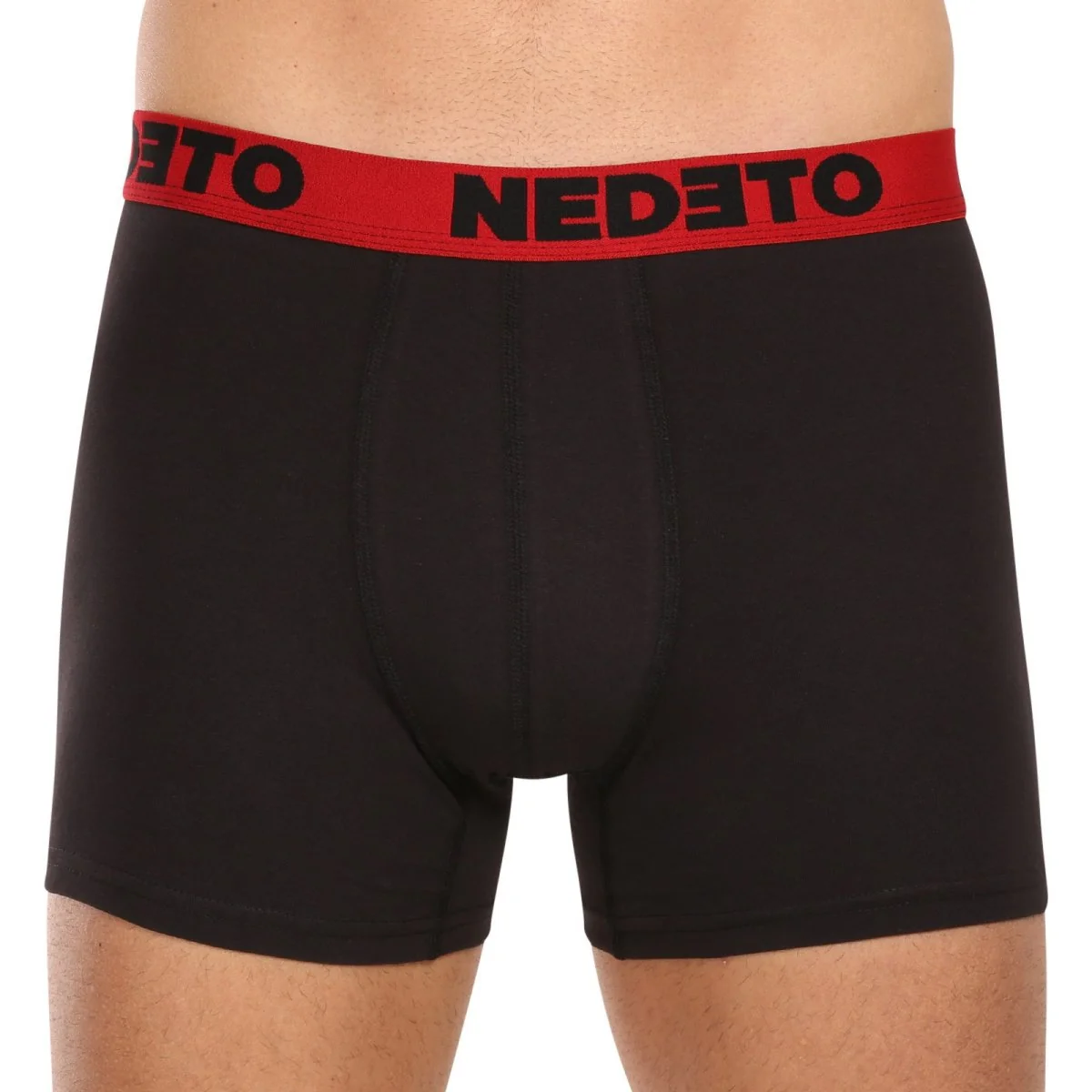 Nedeto 10PACK pánské boxerky černé (10NB005) M 