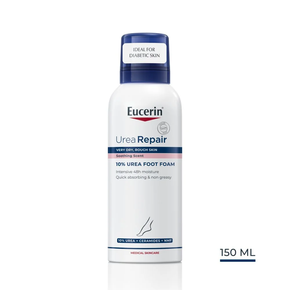 Eucerin UreaRepair Pěna na nohy 10% Urea pro suchou pokožku 150 ml