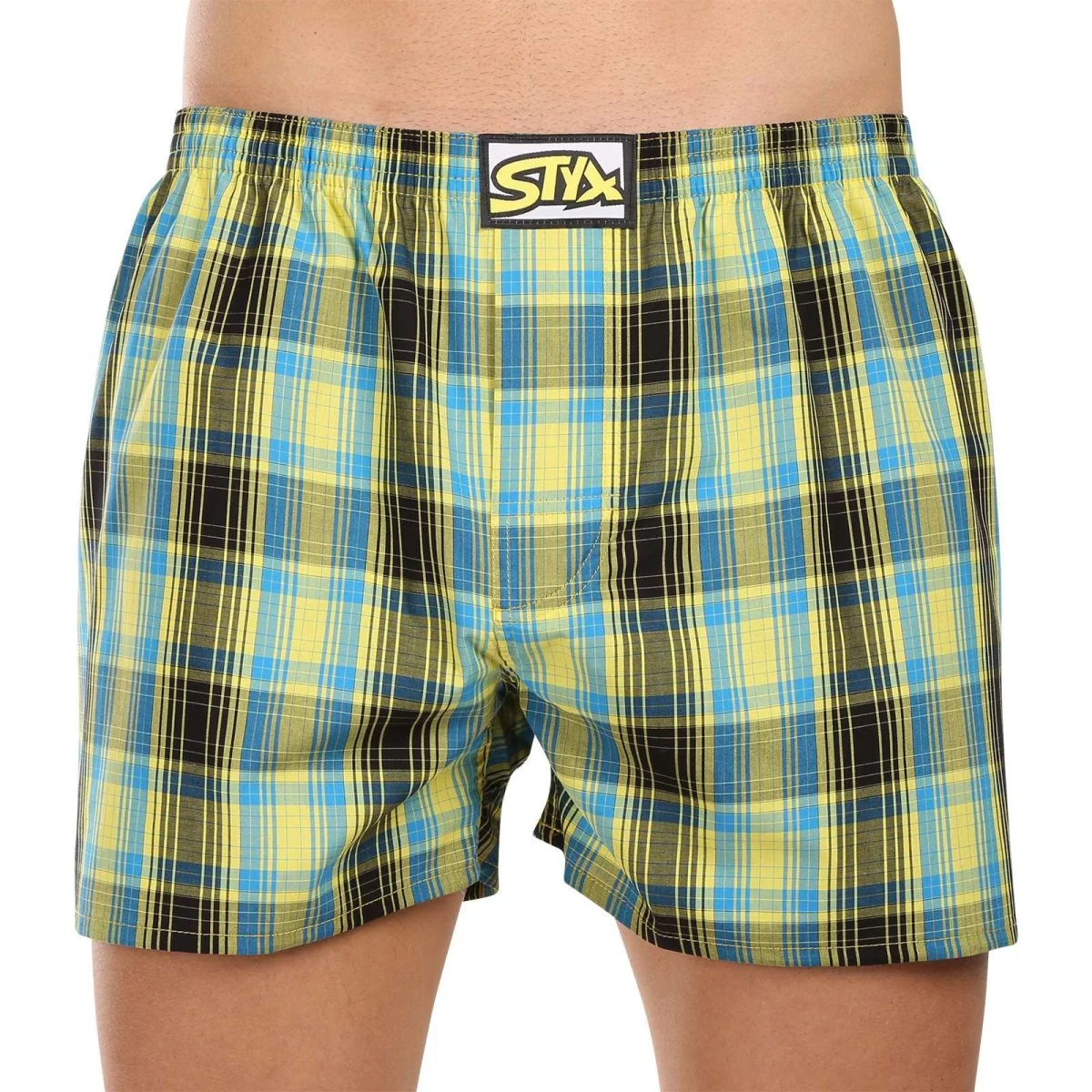 Styx 3PACK pánské trenky klasická guma vícebarevné (3A102124) XL 