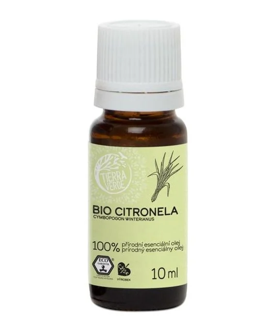 Tierra Verde Esenciální olej BIO Citronela 10 ml