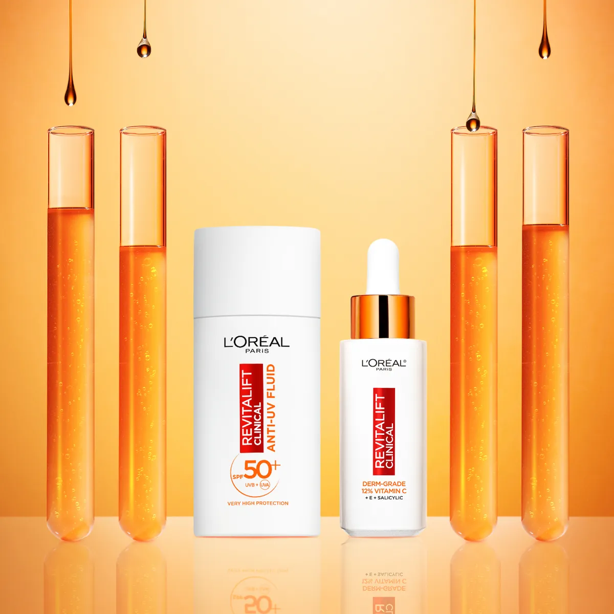 Loréal Paris Revitalift Clinical Denní Anti-UV Fluid s SPF50+ a vitamínem C 50 ml