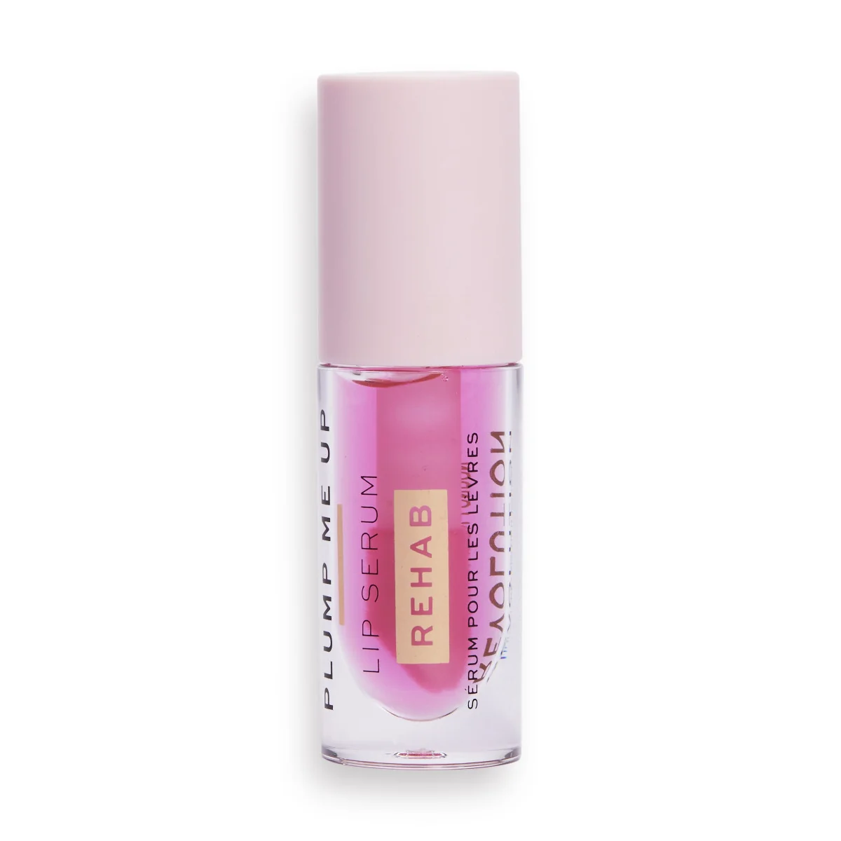 Makeup Revolution Rehab Plump Me Up Pink Glaze sérum na rty 4,6 ml