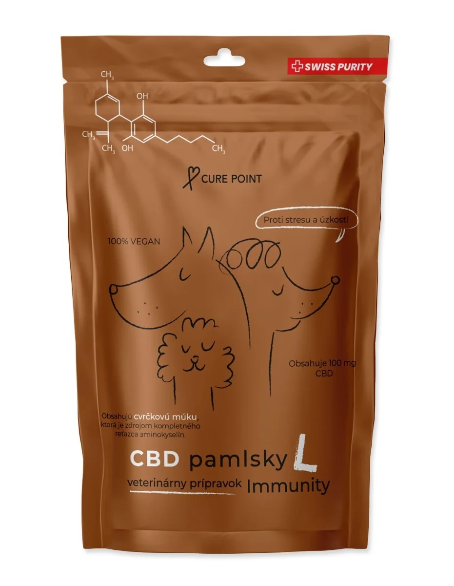 Cure Point CBD Immunity L pochoutka pro psy 100 g