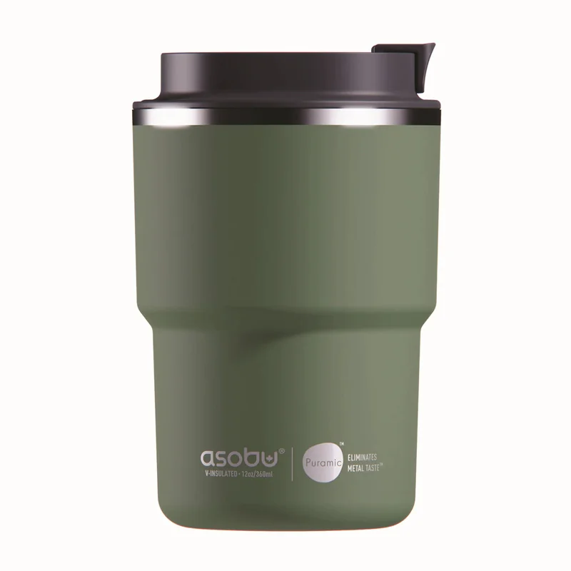 ASOBU MINI PICK-UP cestovní termohrnek GREEN 350 ml