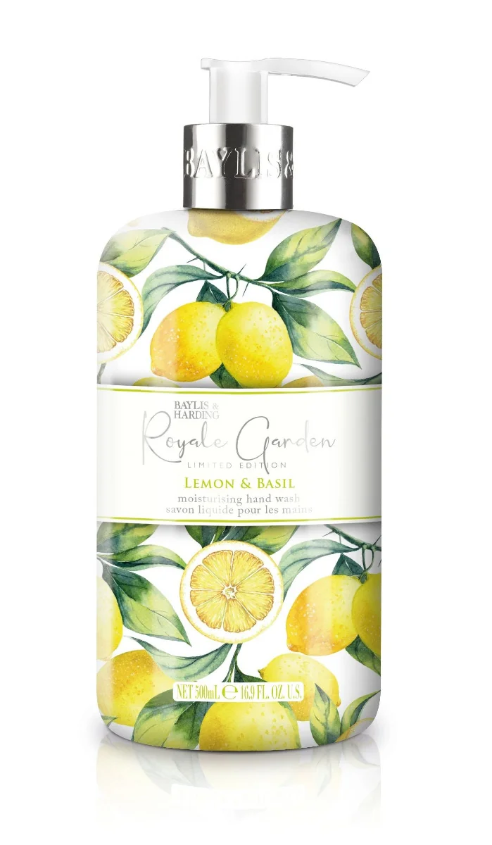 Baylis & Harding Tekuté mýdlo na ruce Lemon & Basil 500 ml