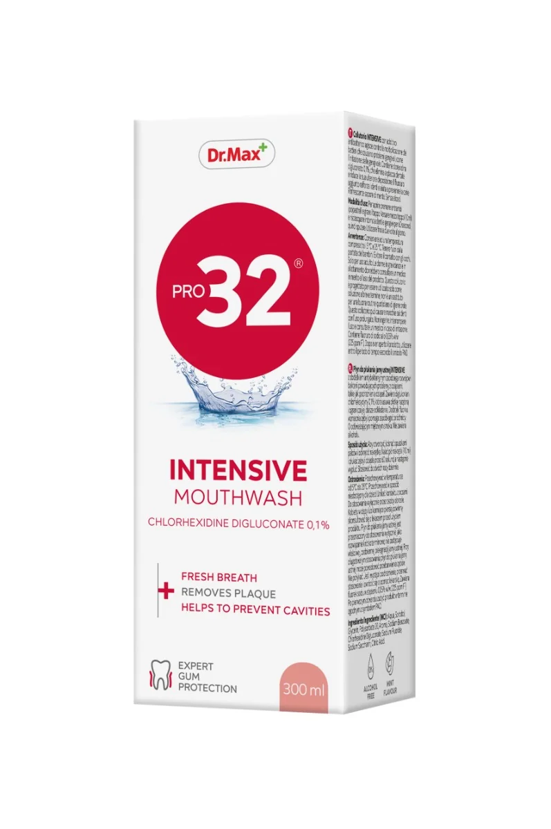 Dr. Max PRO32 Intensive Mouthwash ústní voda 300 ml