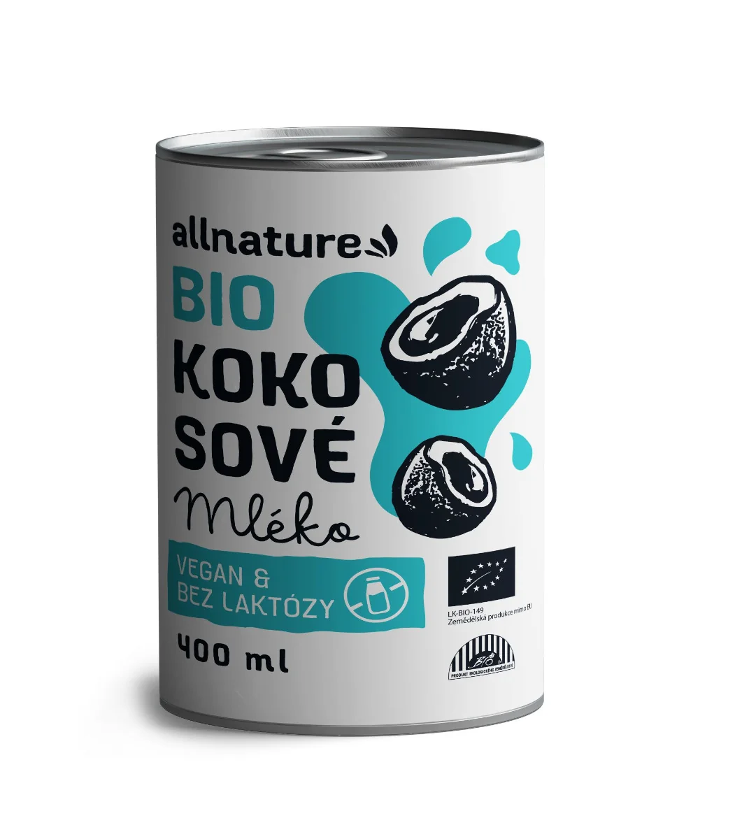 Allnature Kokosový nápoj BIO 400 ml