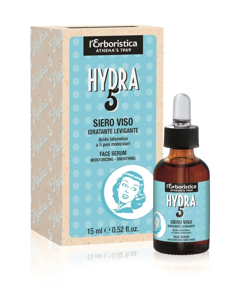 Erboristica Vintage Hydra 5 Pleťové sérum s kyselinou hyaluronovou 15 ml