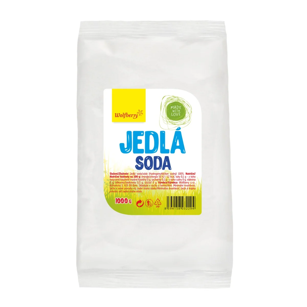 Wolfberry Jedlá soda 1000 g