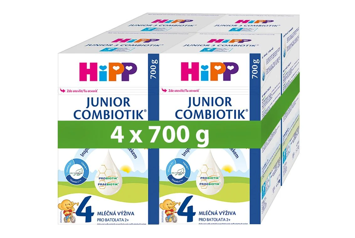 Hipp 4 Junior Combiotik batolecí mléko 4x700 g