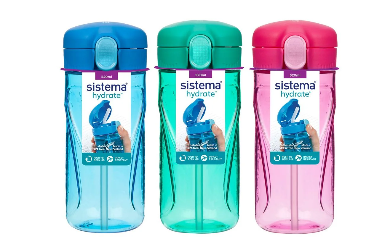 Sistema Hydrate Quick Flip Top lahev 520 ml mix