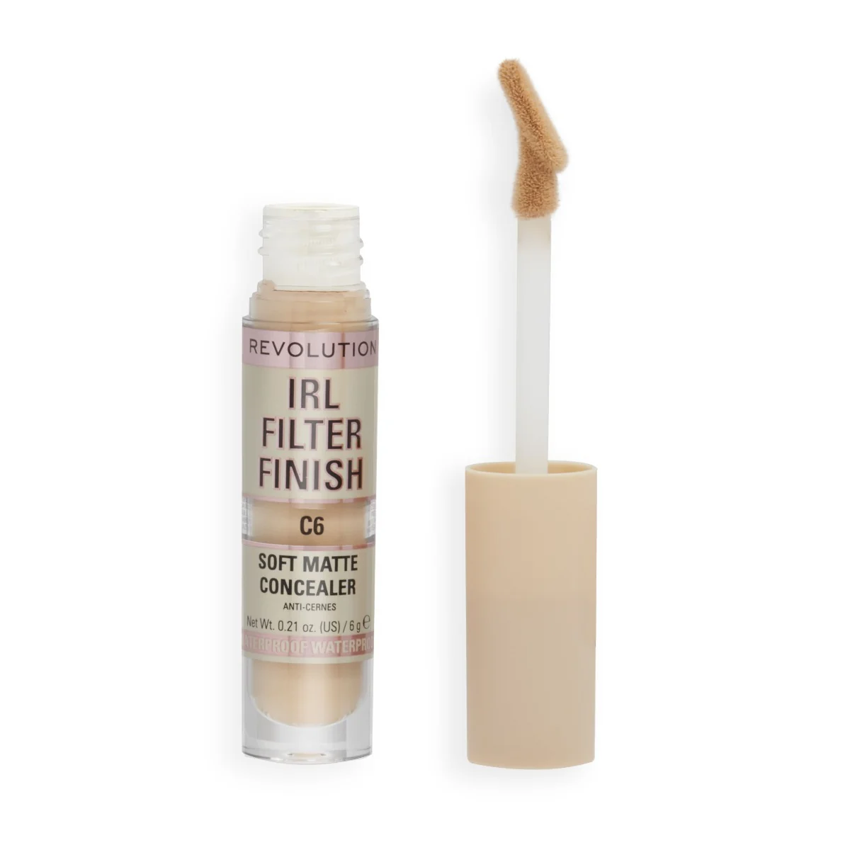 Makeup Revolution IRL Filter Finish Concealer C6 korektor 6 g