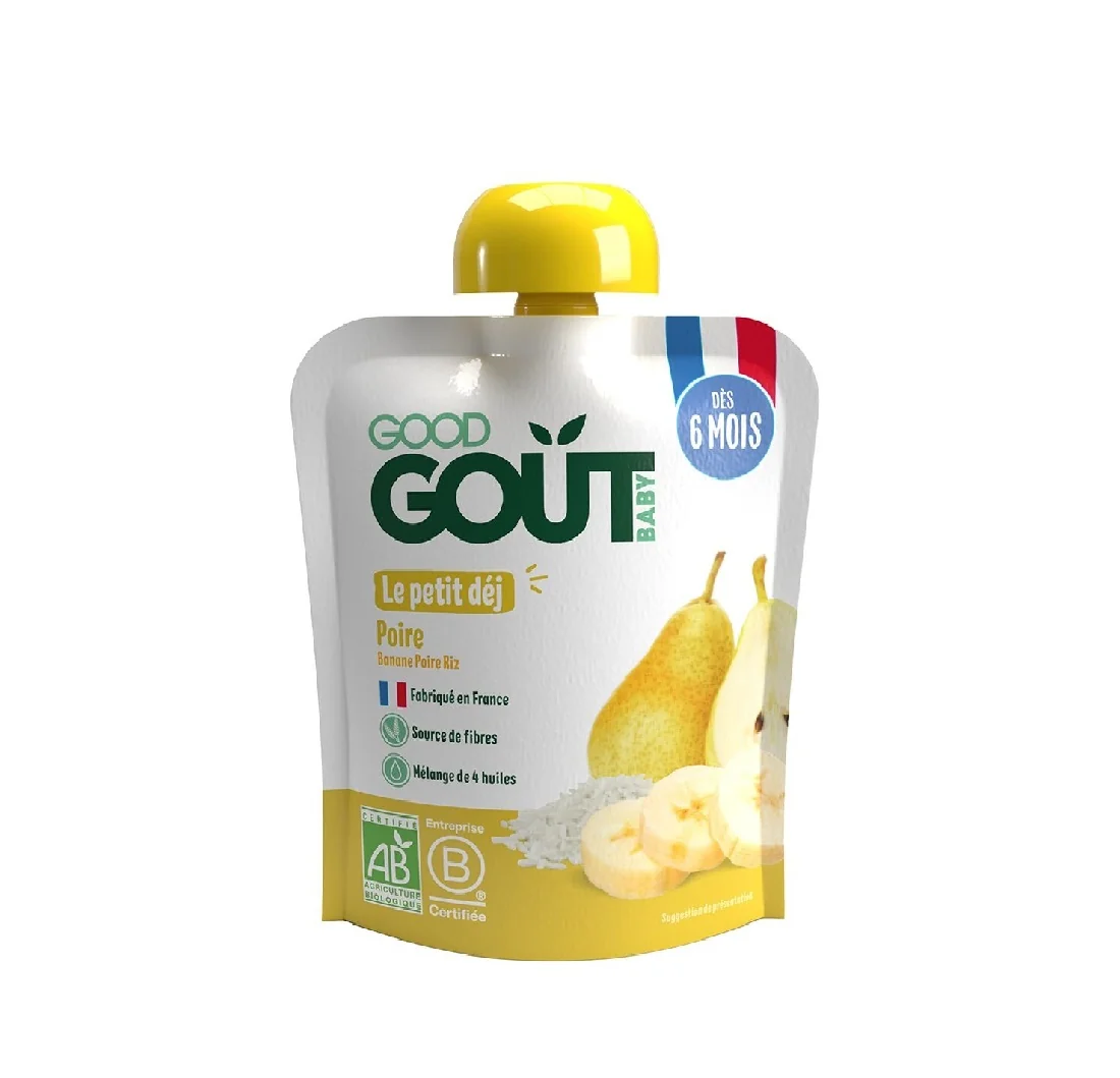 Good Gout BIO Hrušková snídaně 6m+ kapsička 70 g