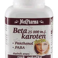 Medpharma Beta karoten 25 000 m.j. + Panthenol + PABA