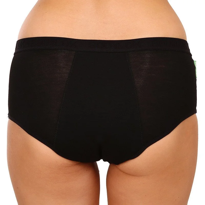 Bodylok Menstruační kalhotky Bambus Hi-Waist Black silná menstruace (BD2204) S 