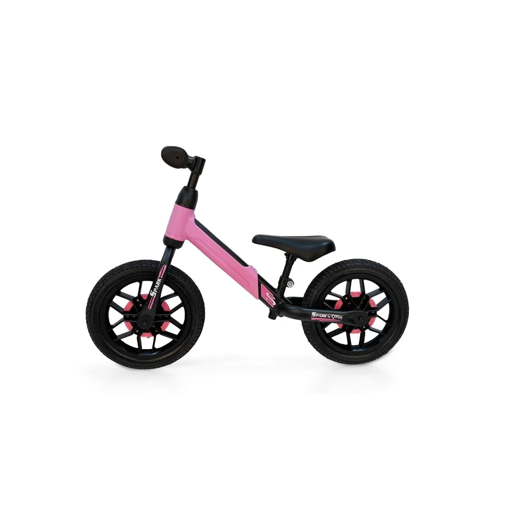 QPlay Odrážedlo Spark Pink, věk 3 - 6 let, do 30 kg 