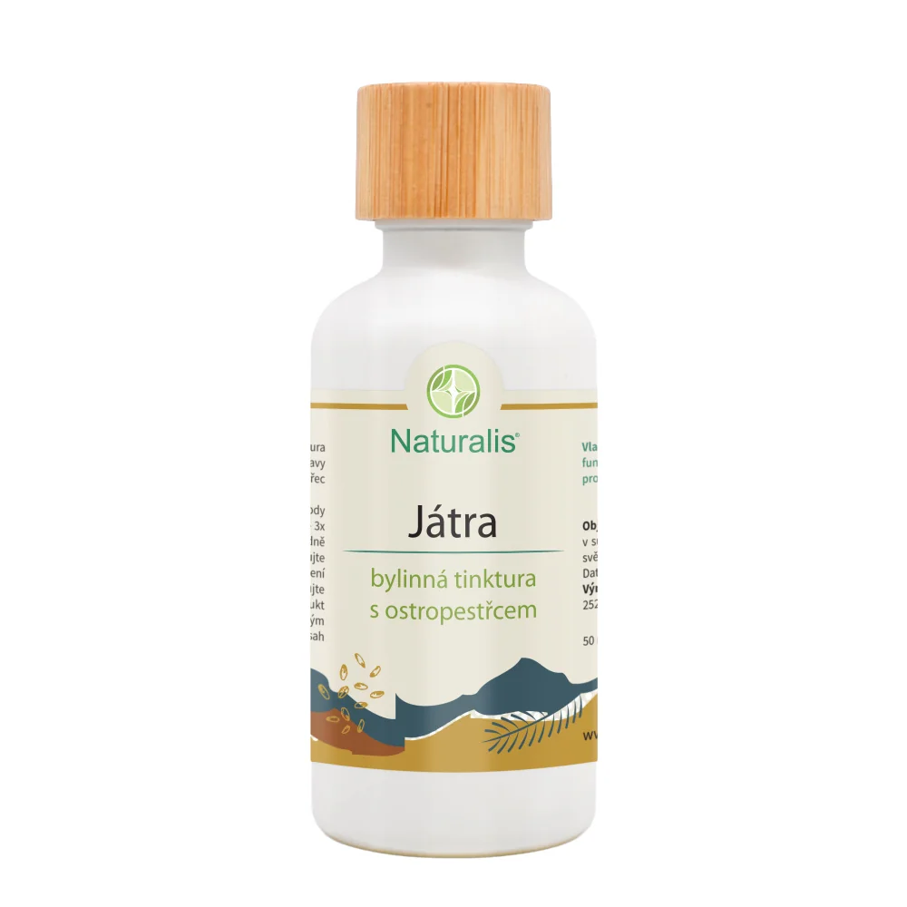 Naturalis Játra bylinná tinktura 50 ml