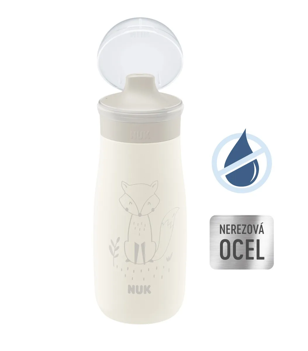 NUK Mini-Me Láhev Sip nerez 9m+ 300 ml 1 ks