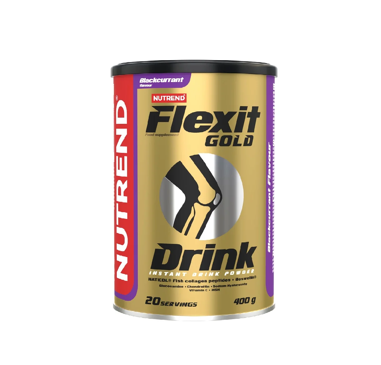 Nutrend Flexit Gold Drink černý rybíz 400 g