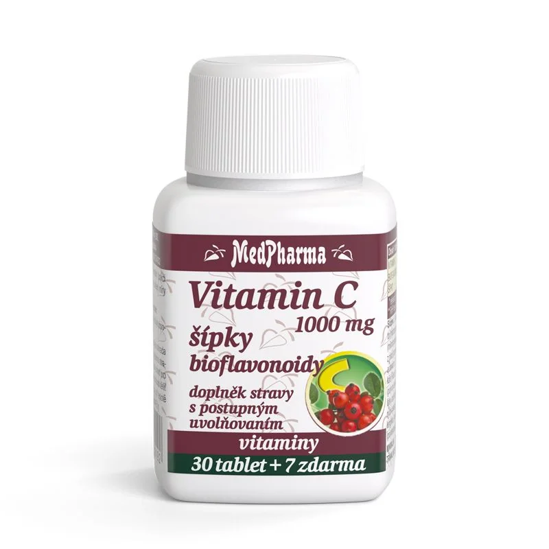 MedPharma Vitamin C 1000 mg s šípky 37 tablet