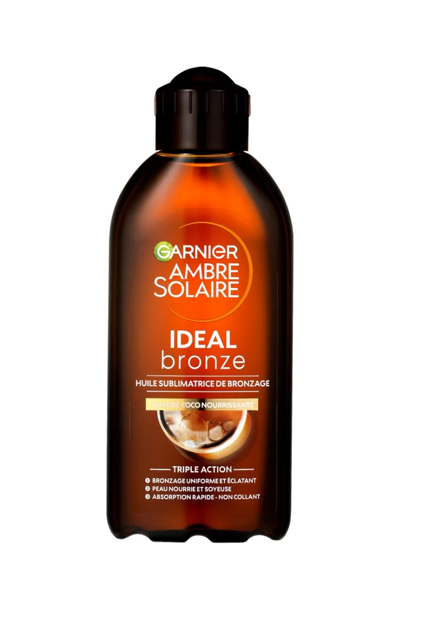 Garnier Ambre Solaire Ideal Bronze Opalovací olej s kokosem SPF2 200 ml