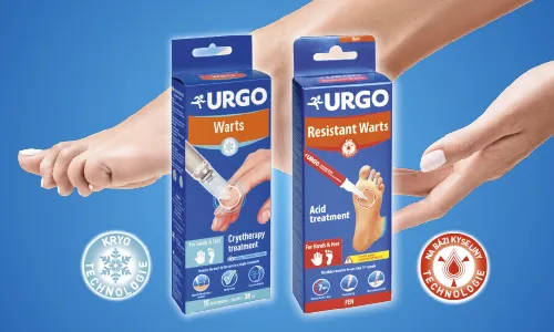 Produkty Urgo na bradavice