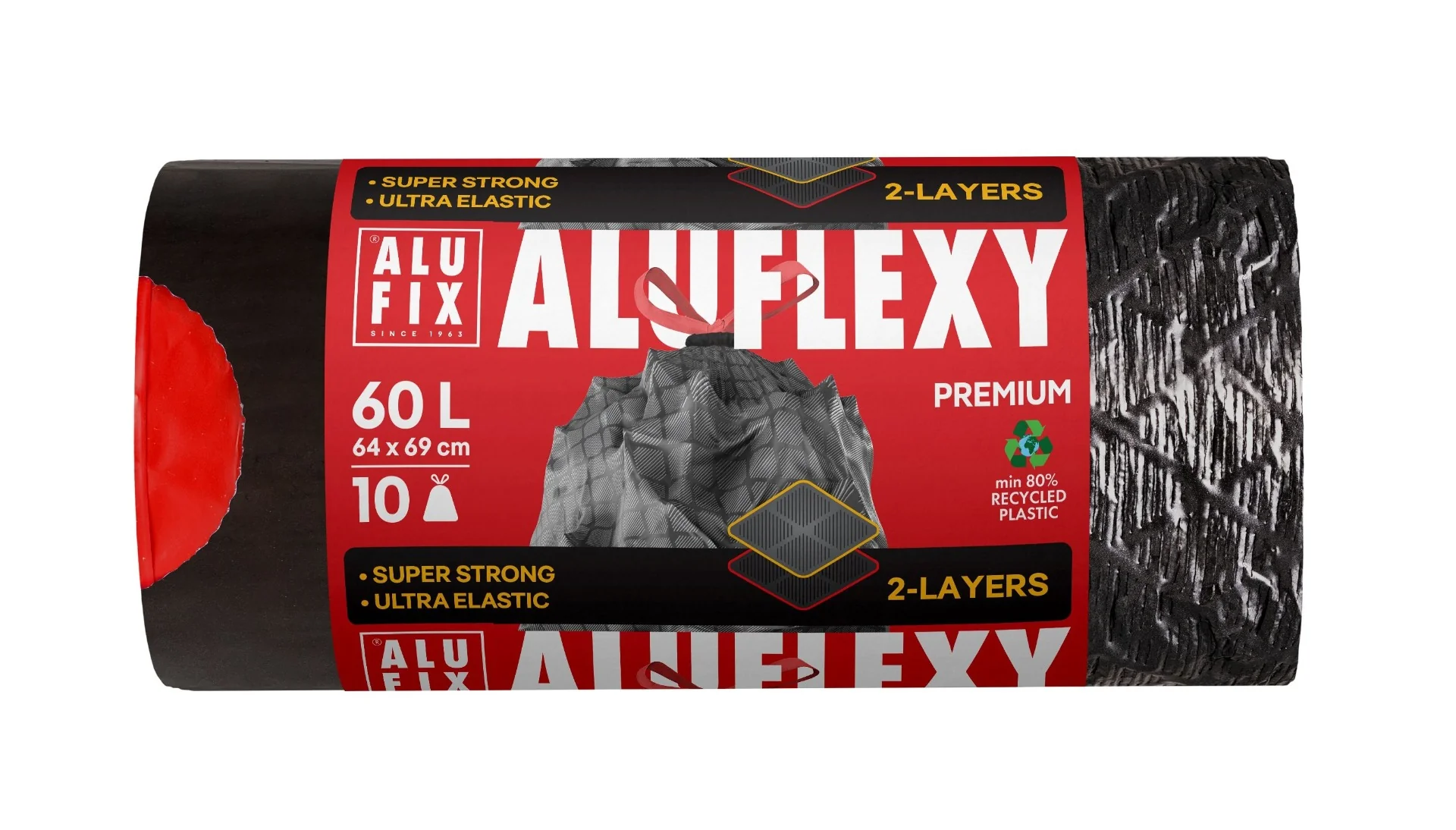 Alufix Aluflexy Pytle na odpadky zatahovací 60 l 10 ks