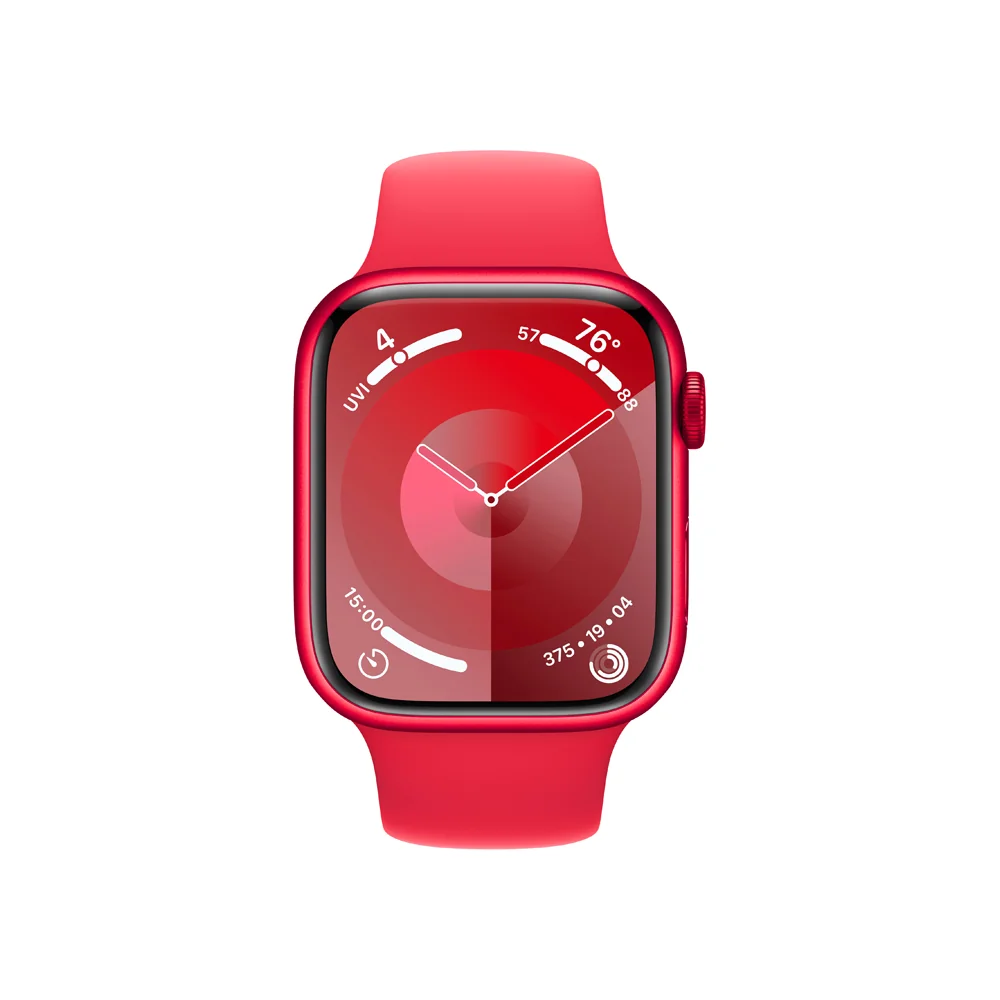 Apple Watch S9 45 mm sport band M/L smart hodinky Red