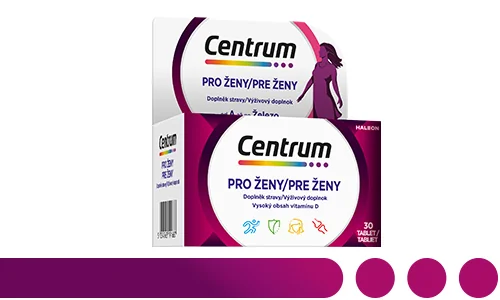 Centrum multivitamín pro ženy - vysoce kvalitní výživové složení, které ženám pomáhá žít svůj život naplno