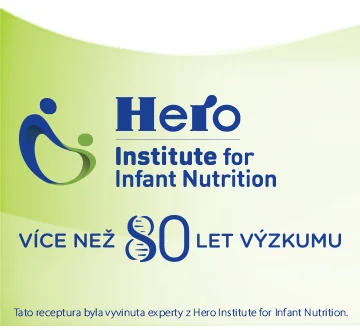 Sunar. Více než 80 let výzkumu. Tato receptura byla vyvinuta experty z Hero Institut for Infant Nutrition.