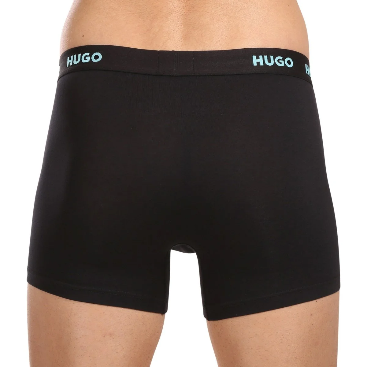 HUGO 3PACK pánské boxerky černé (50503079 971) M 