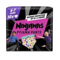 Ninjamas Pyjama Pants srdíčka 4–7 let