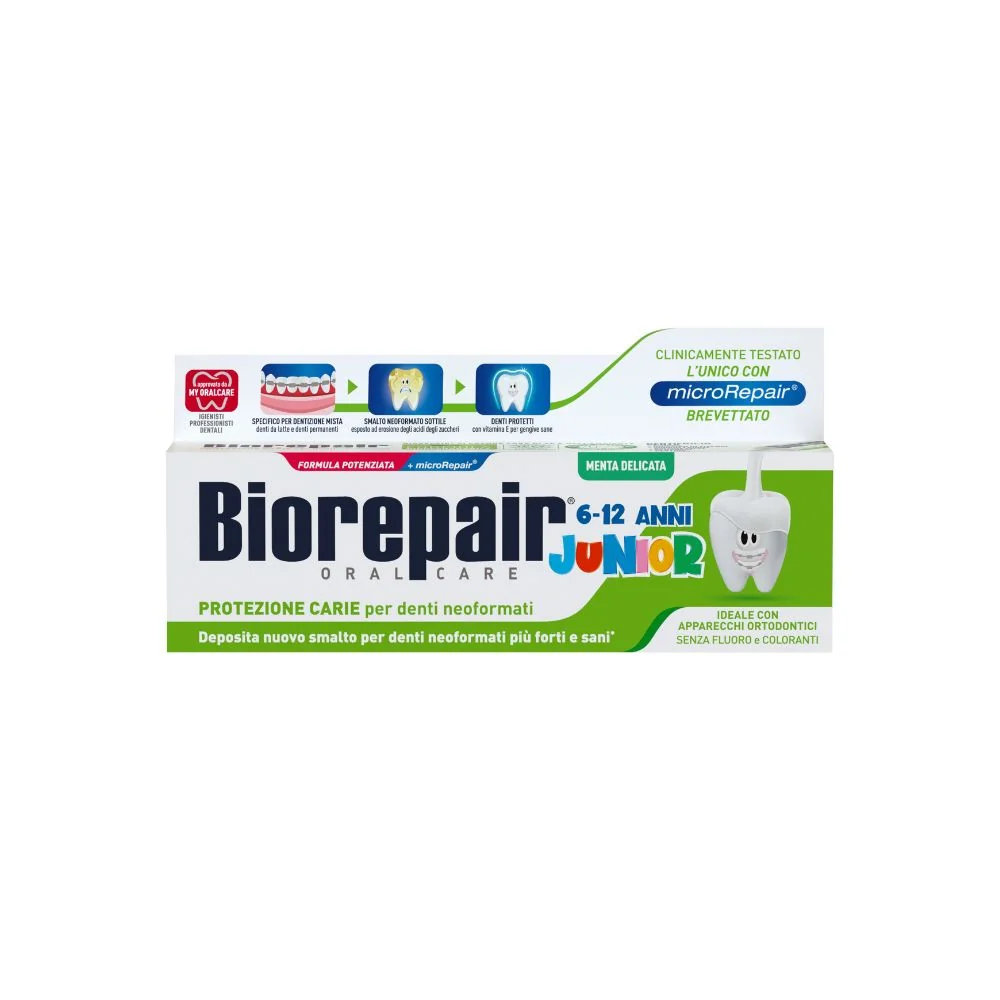 BioRepair Junior 6-12 let Máta zubní pasta 75 ml