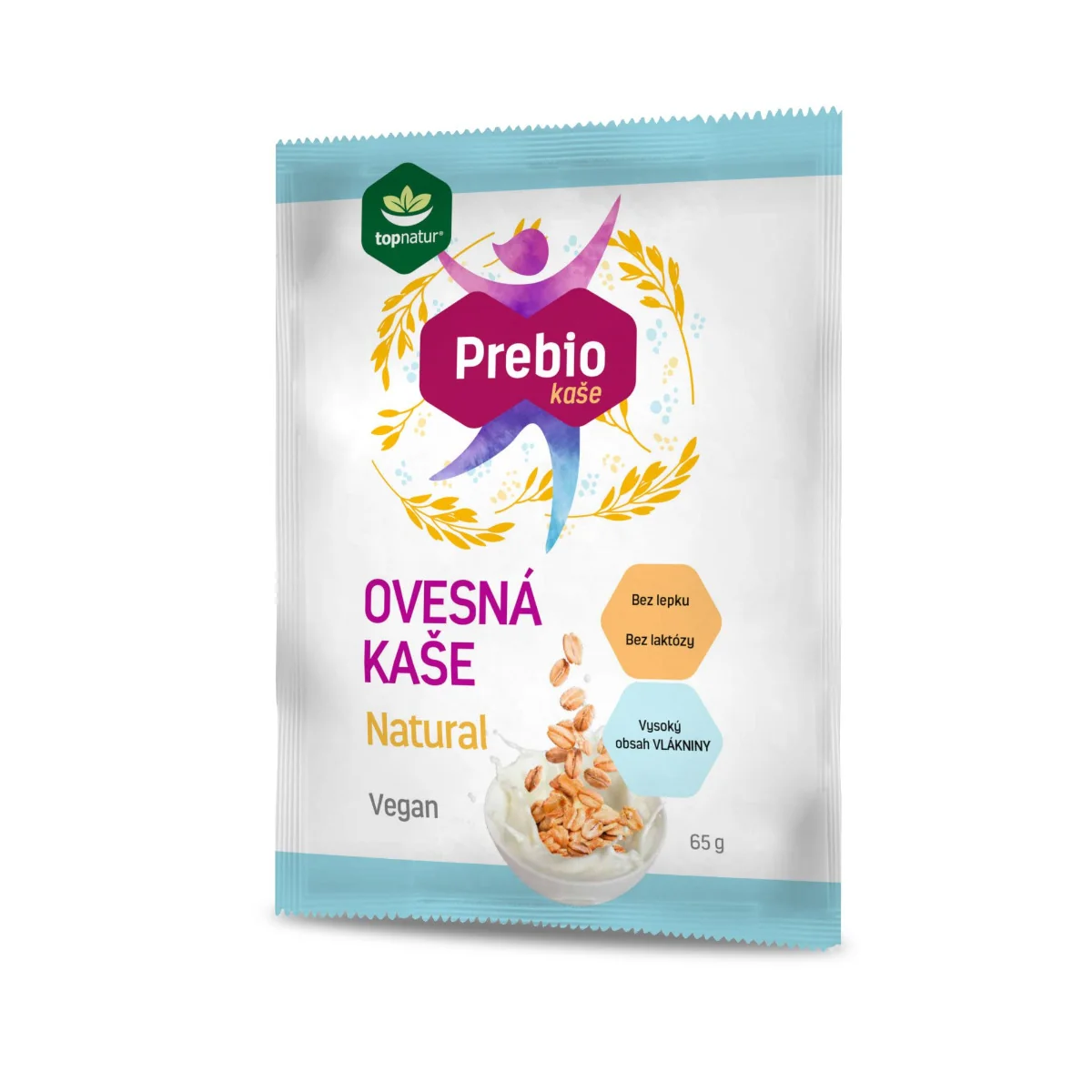 Topnatur Prebio ovesná kaše Natural 65 g