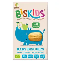 Biskids BIO měkké dětské sušenky s jablečnou šťávou 6M