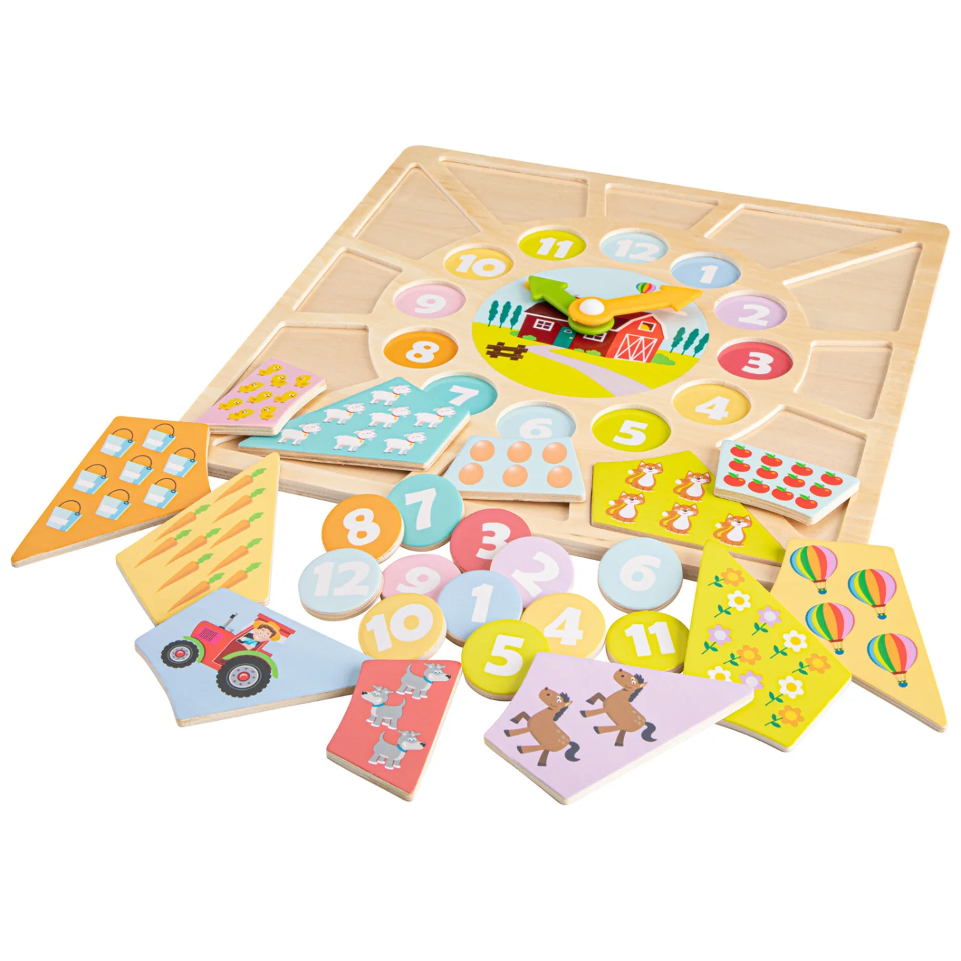 New Classic Toys Hodiny + puzzle 2v1 