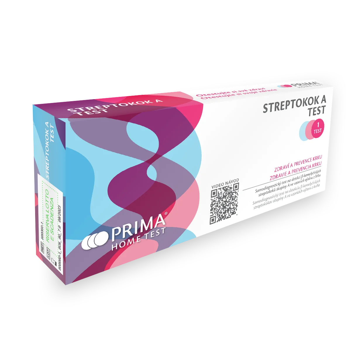 Prima Home Streptokok A domácí test 1 ks