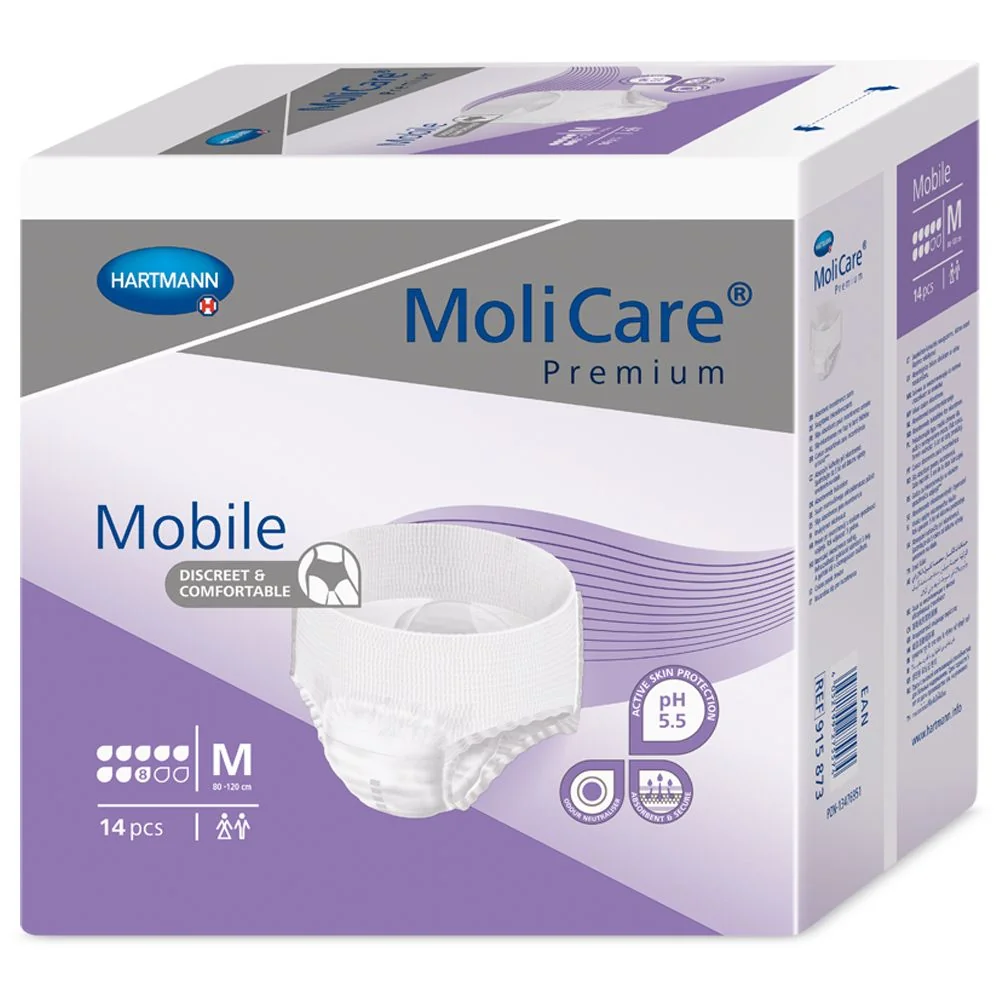 MoliCare Mobile 8 kapek vel. M inkontinenční kalhotky 14 ks