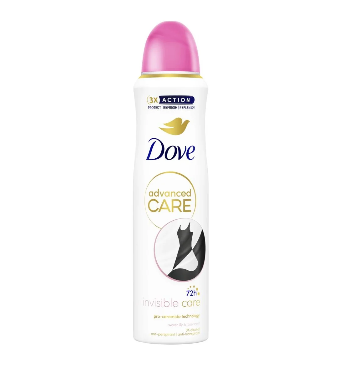 Dove Advanced Care Invisible Care antiperspirant ve spreji 150 ml