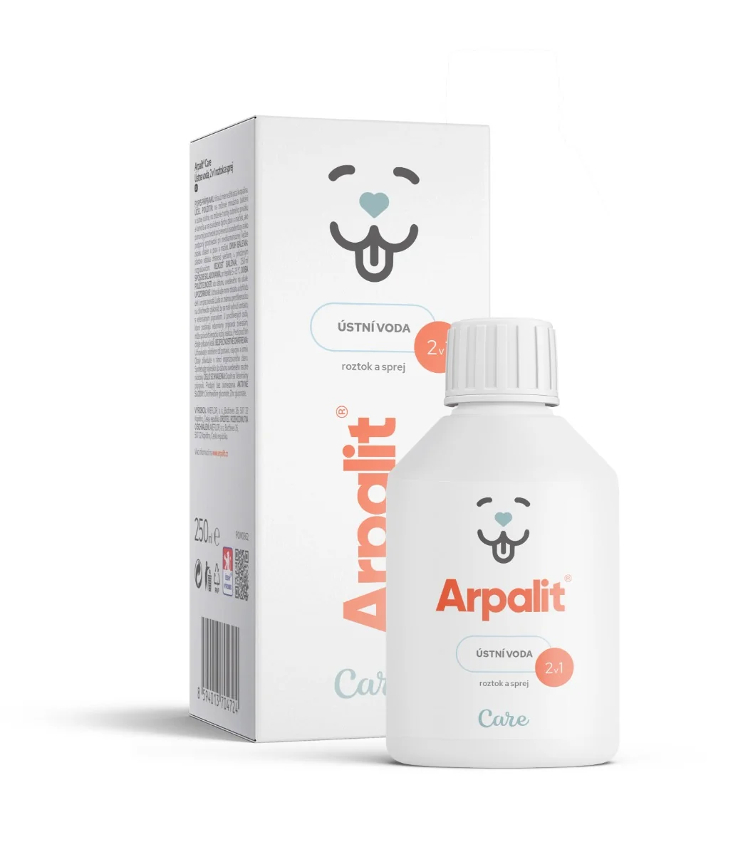 Arpalit Care Ústní voda 2v1 roztok a sprej 250 ml