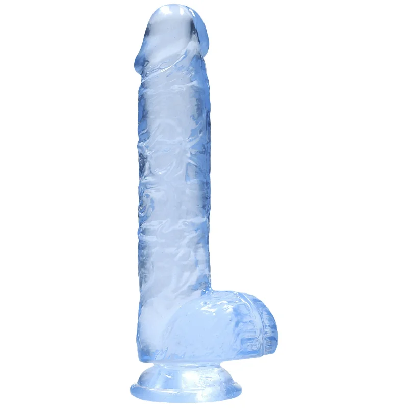 Sexy Elephant Realistické dildo Clear Pleasure (15 cm), modré