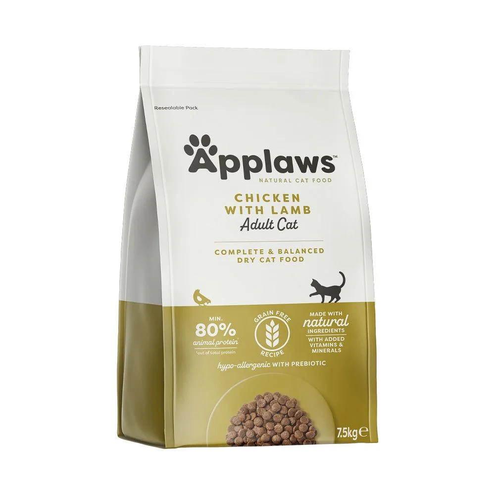 Applaws Cat Adult Kuře s Jehněčím granule 7,5 kg