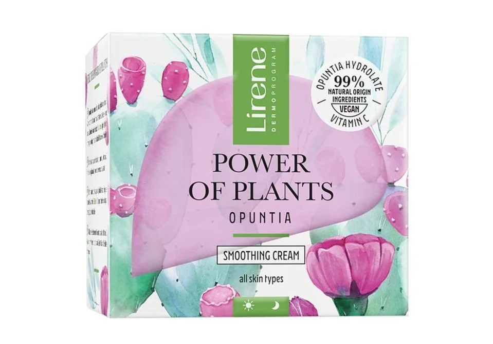 Lirene Power of Plants Opuncie vyhlazující pleťový krém 50 ml