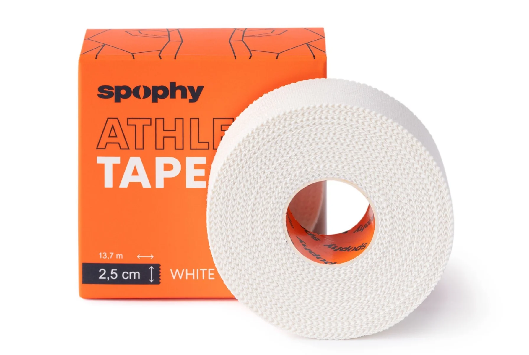 Spophy Athletic Tape 2,5 cm x 13,7 m fixační tejp bílý