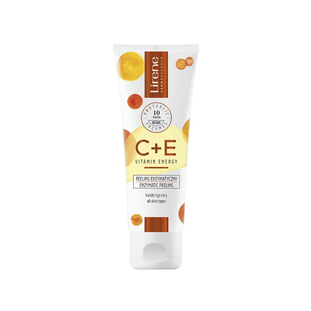 Lirene Vitamin Energy C+E Revitalizující enzymatický peeling 75 ml