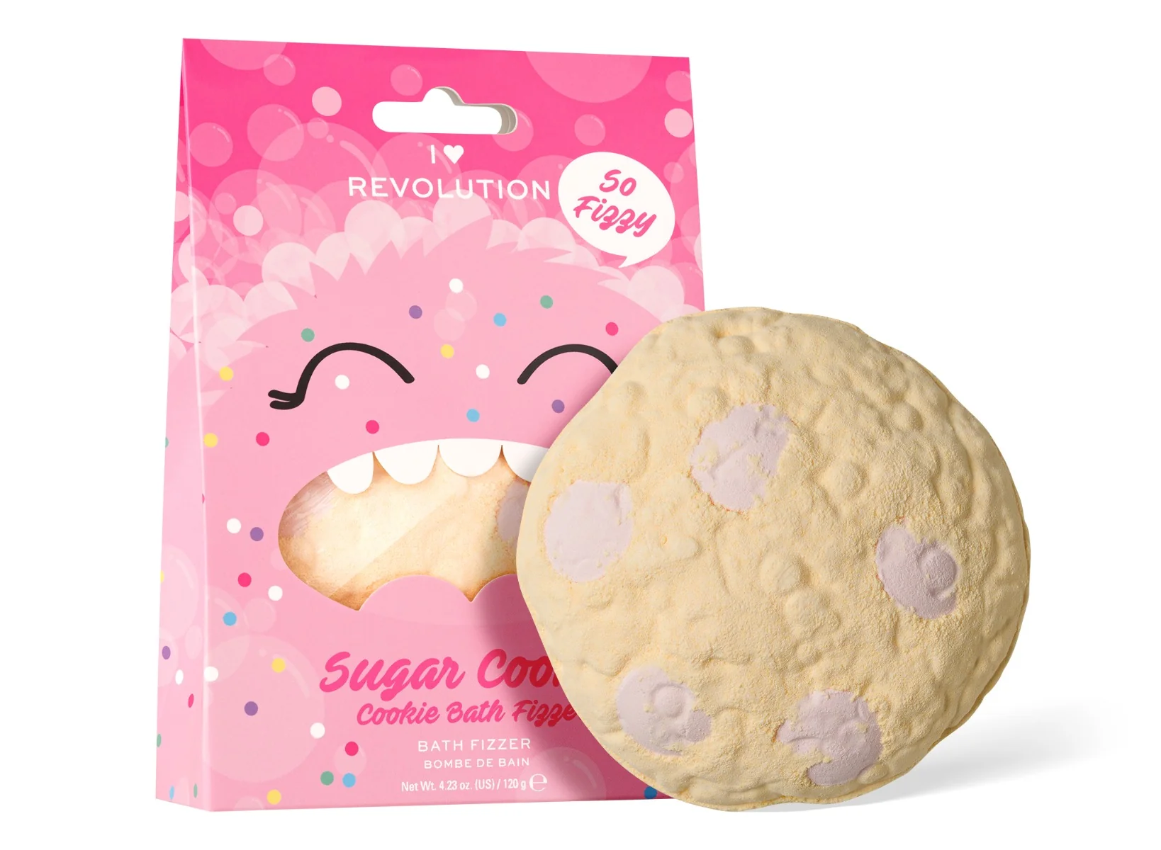 Revolution I Heart Sugar Cookie koupelová bomba 120 g