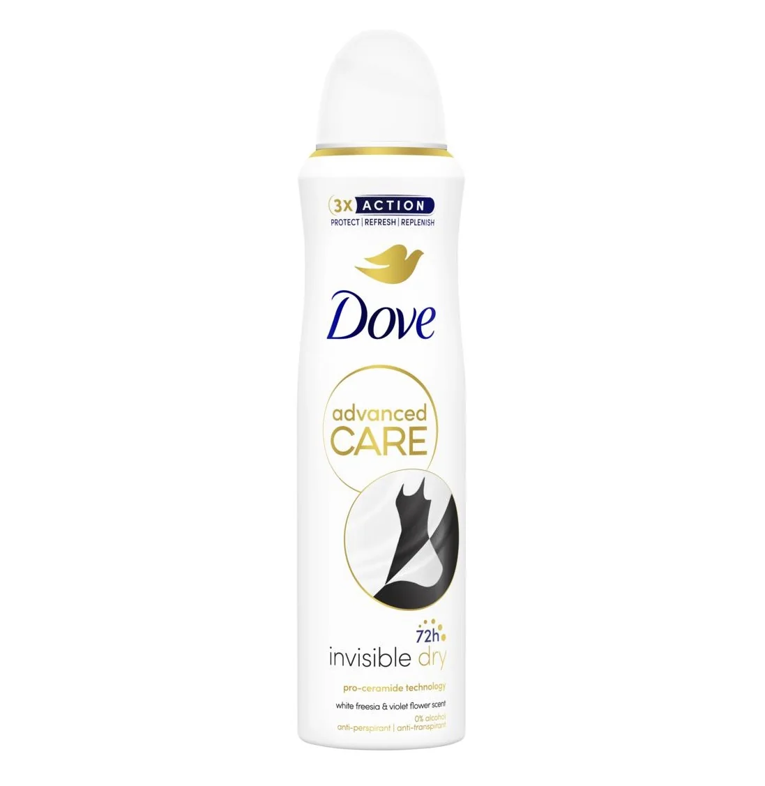 Dove Advanced Care Invisible Dry antiperspirant ve spreji 150 ml