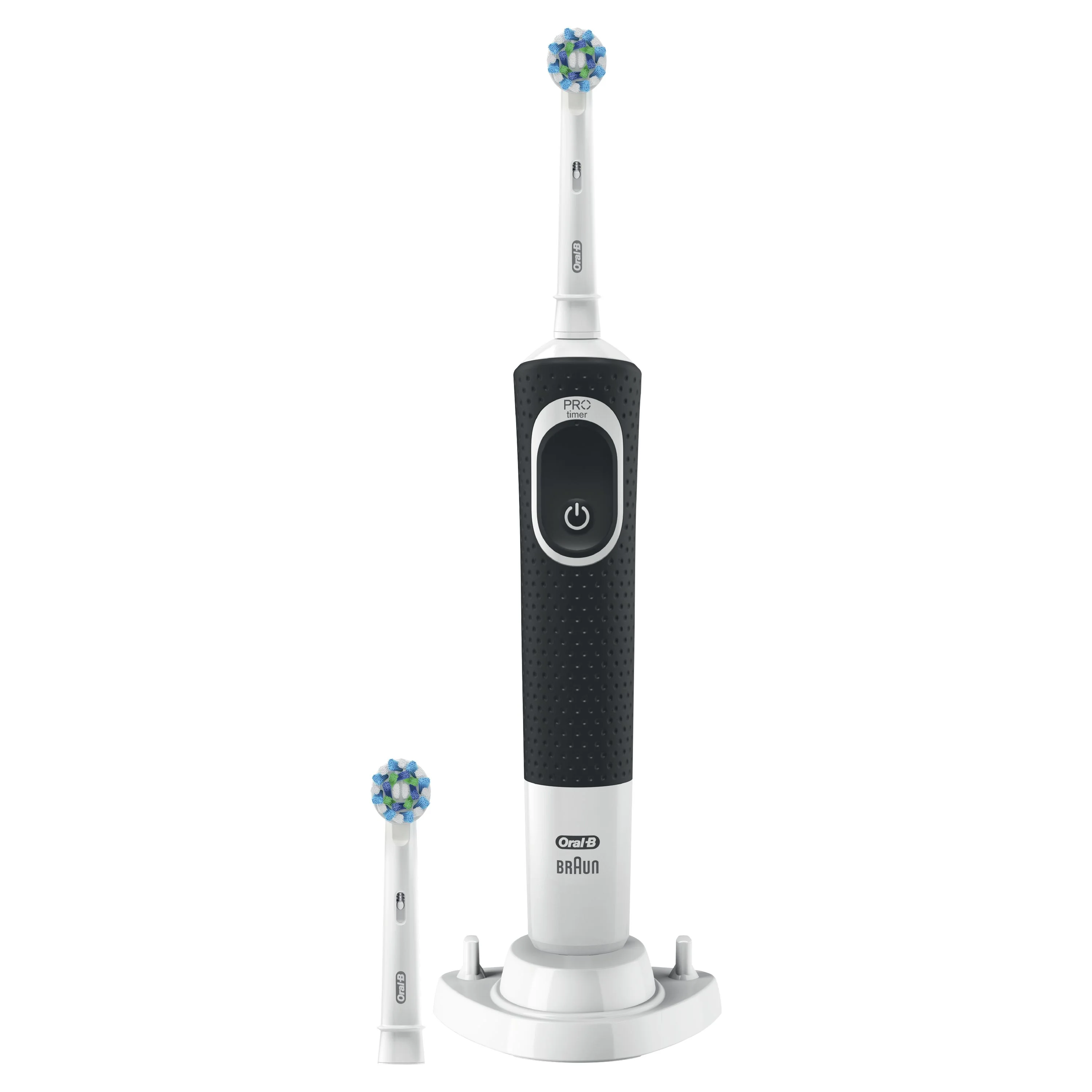 Oral-B Vitality 150 Cross Action Black + 1 Sensi UltraThin elektrický zubní kartáček