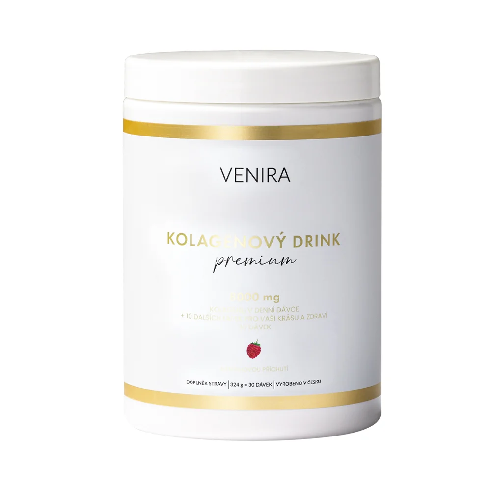 Venira Premium kolagenový drink malina 324 g